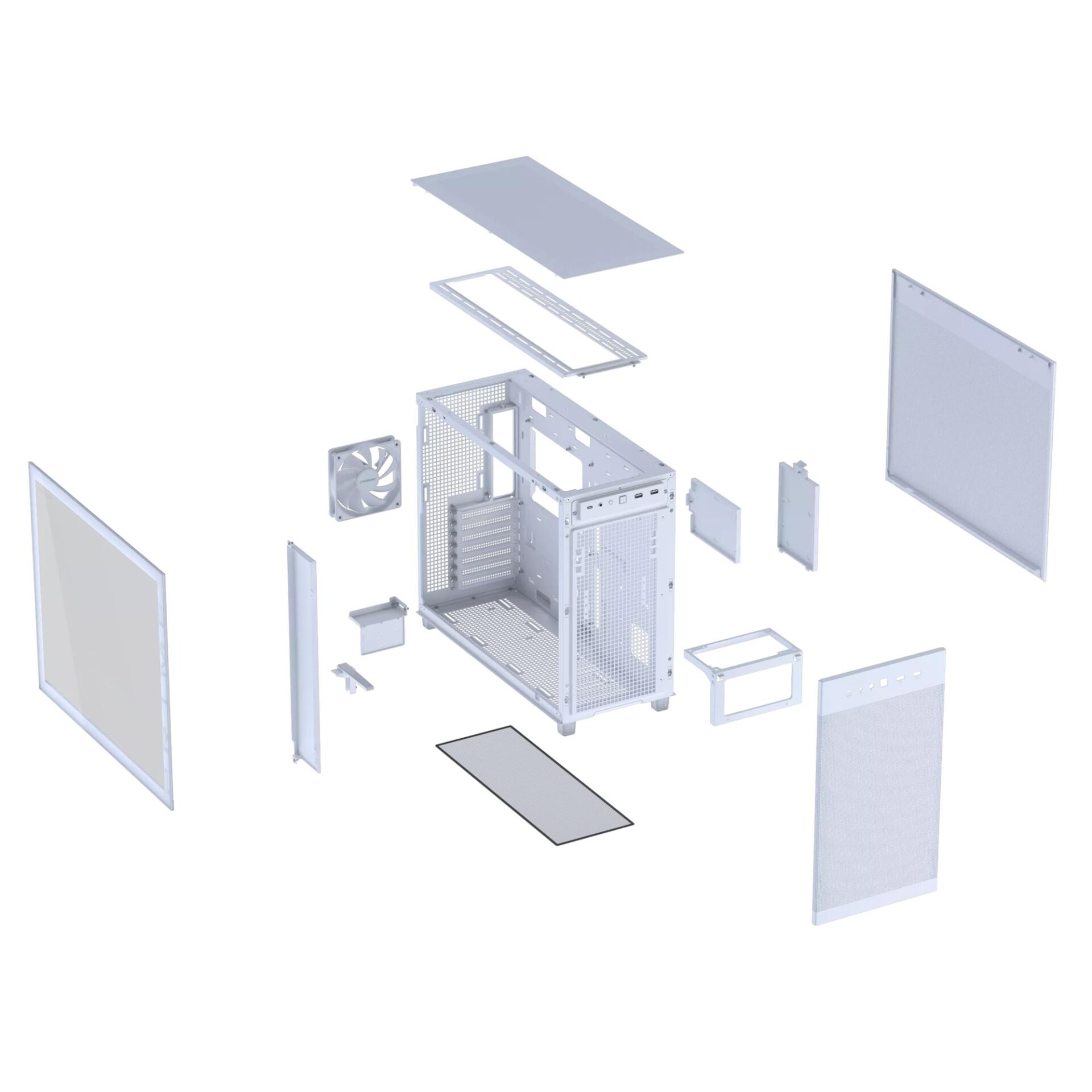 Корпус Asus Prime AP303 TG White (90DC00V3-B39010) — изображение 9