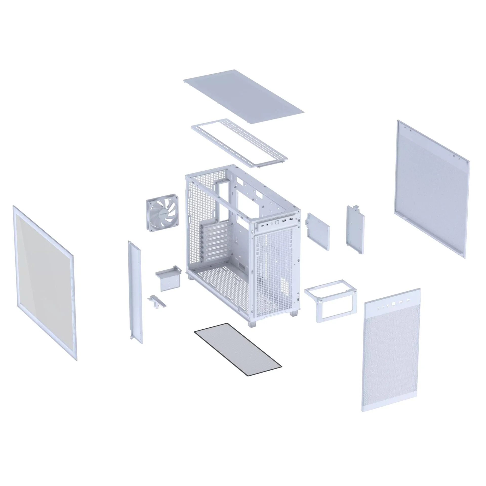 Корпус Asus Prime AP303 TG White (90DC00V3-B39010) - Зображення 9