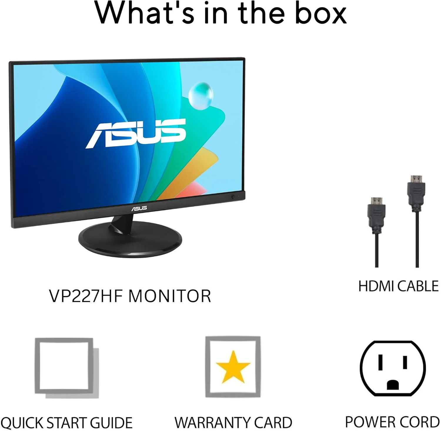 Монітор Asus 21.45" VP227HF (90LM0880-B01O71) VA Black 100Hz - Зображення 8