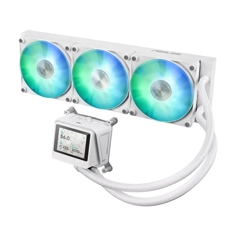 Система водяного охолодження Asus Max Gaming LC 360 ARGB LCD White (90RC01G2-B0EAY0) - Зображення 3