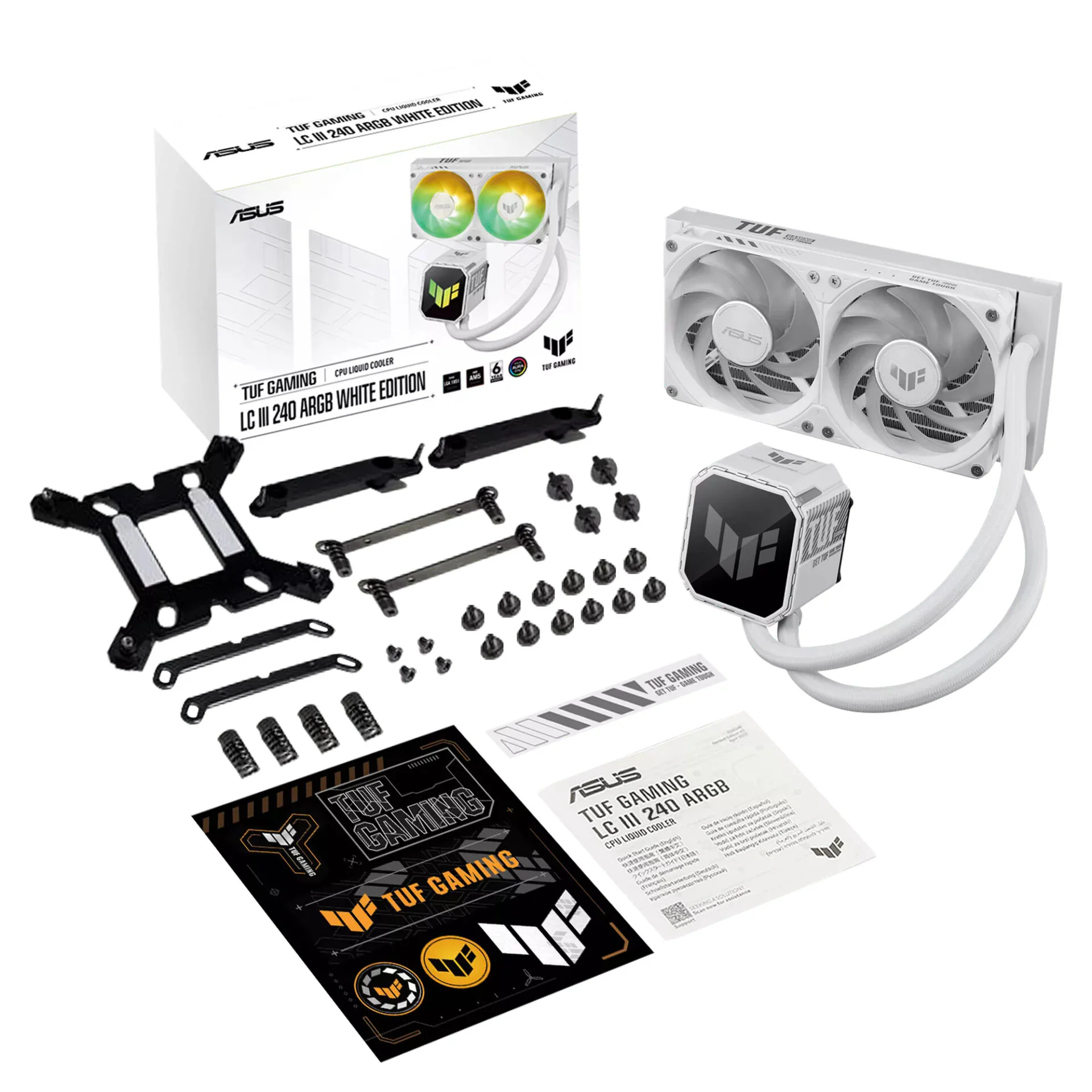 Система водяного охолодження Asus TUF Gaming LC III 240 ARGB White (90RC01J2-B0EAY0) - Зображення 3