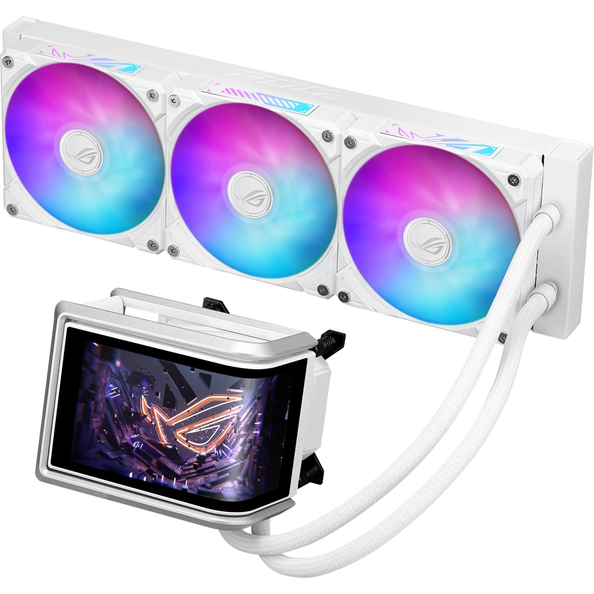 Система водяного охолодження Asus ROG Ryuo IV 360 ARGB White (90RC01N2-B0EAY0)