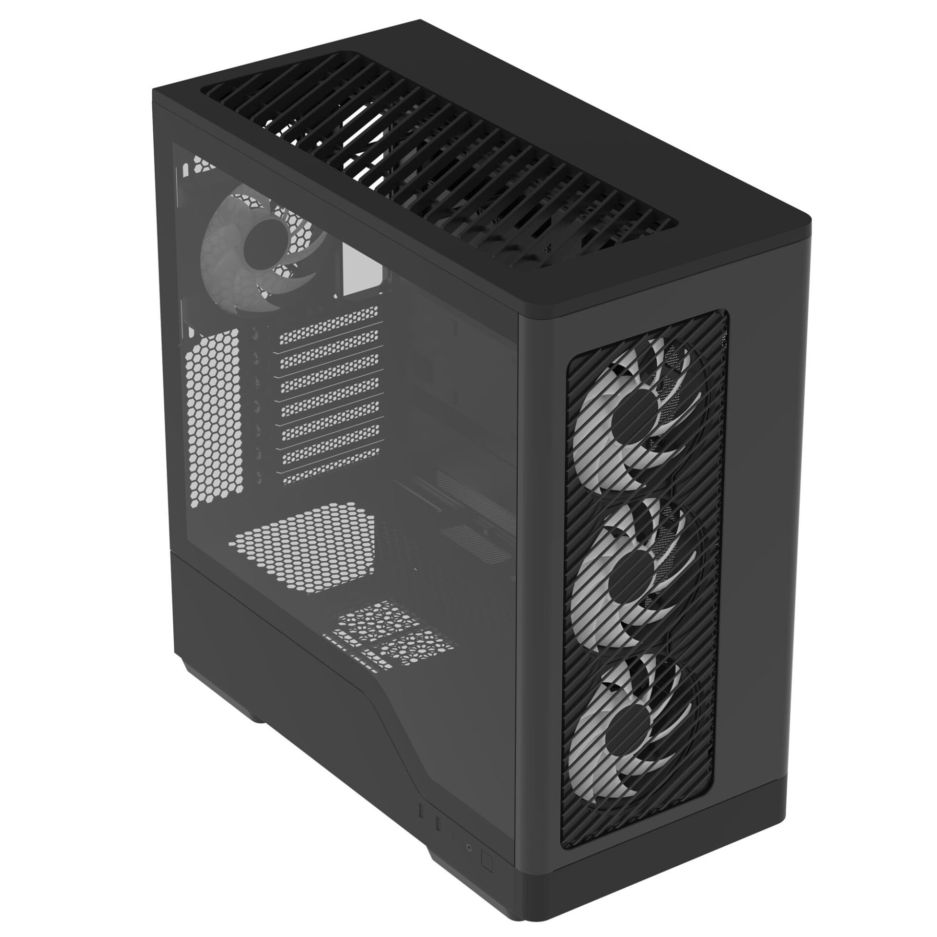 Корпус AeroCool D520A-BK-v1 Black (ACCM-DS05143.11) — изображение 3