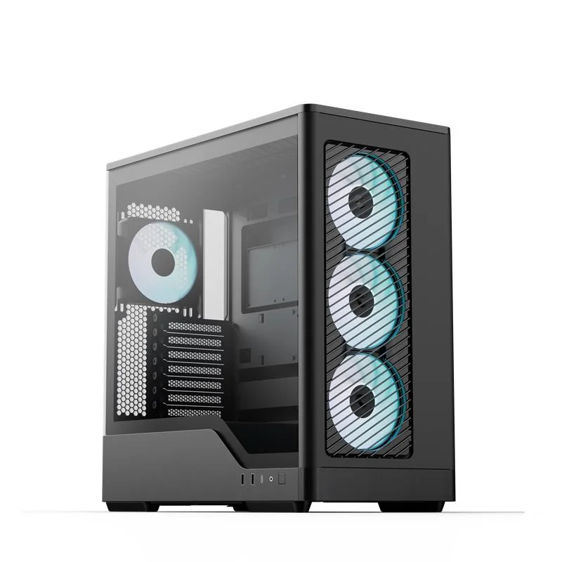 Корпус AeroCool D520A-BK-v1 Black (ACCM-DS05143.11) — изображение 9