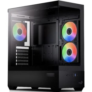 Корпус AeroCool P500D Digi-G-BK-v1 Black (ACCM-PN07033.11)
