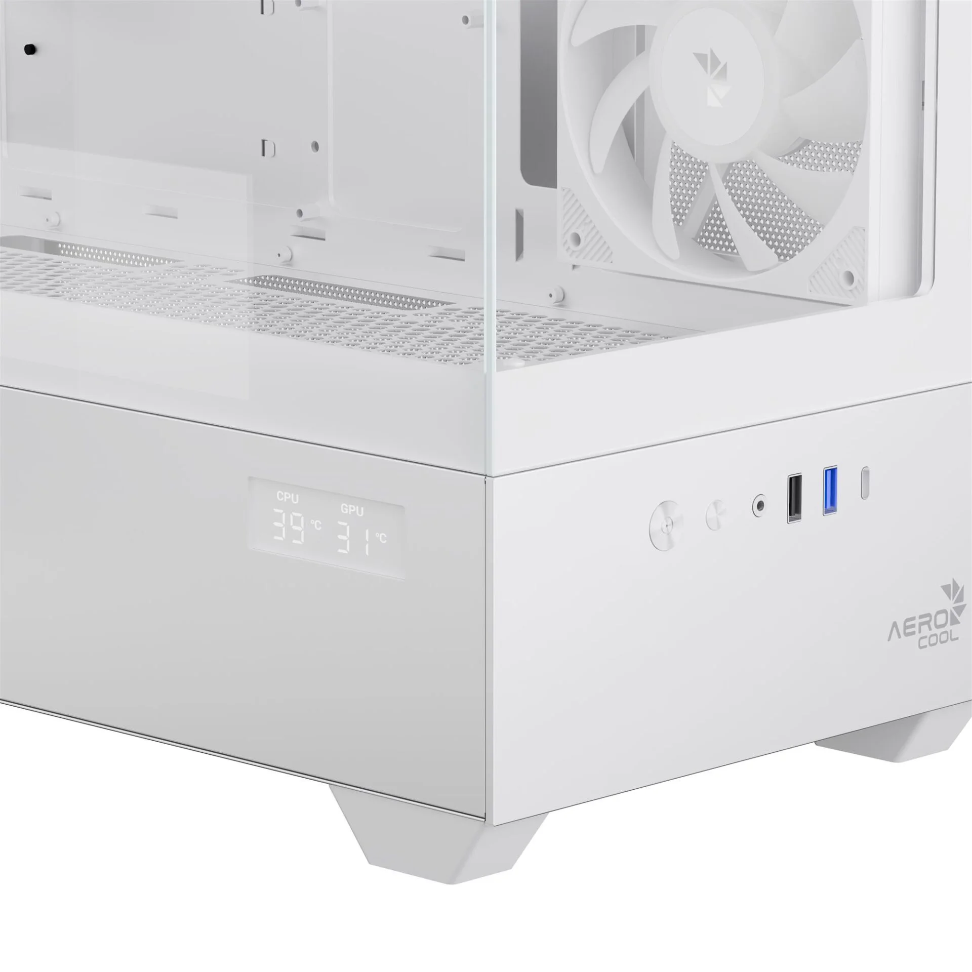 Корпус AeroCool P500D Digi-G-WT-v1 White (ACCM-PN07033.21) — изображение 7