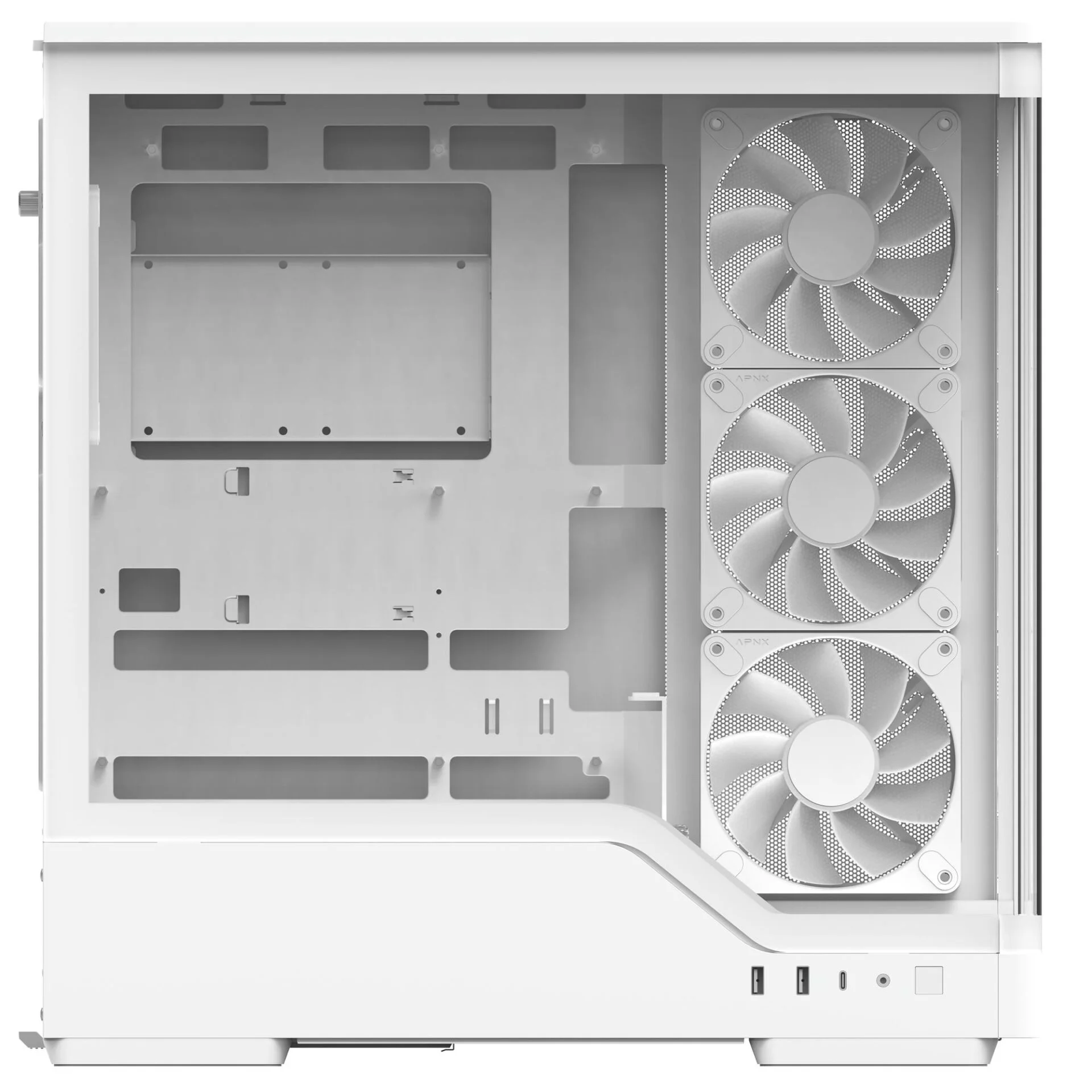 Корпус AeroCool P500A-WT-v1 White (ACCM-PN08143.21) - Зображення 4