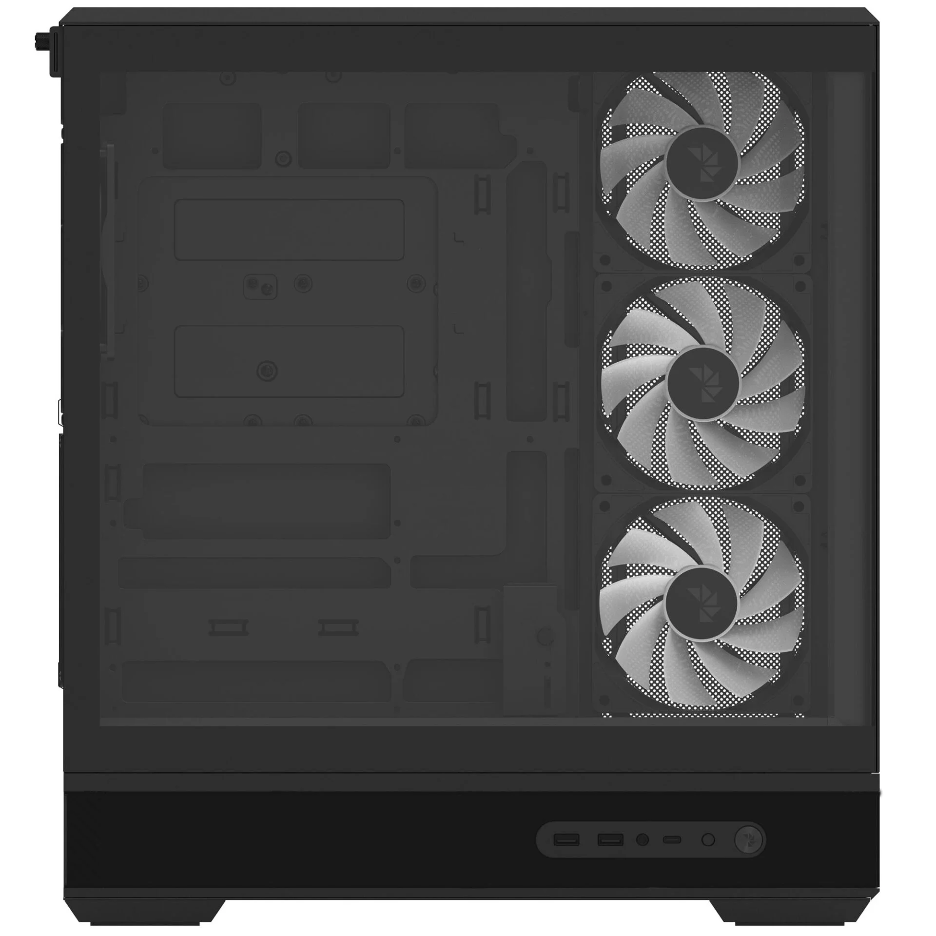 Корпус AeroCool P500B Digi-BK-v1 Black (ACCM-PN09143.11) - Зображення 6