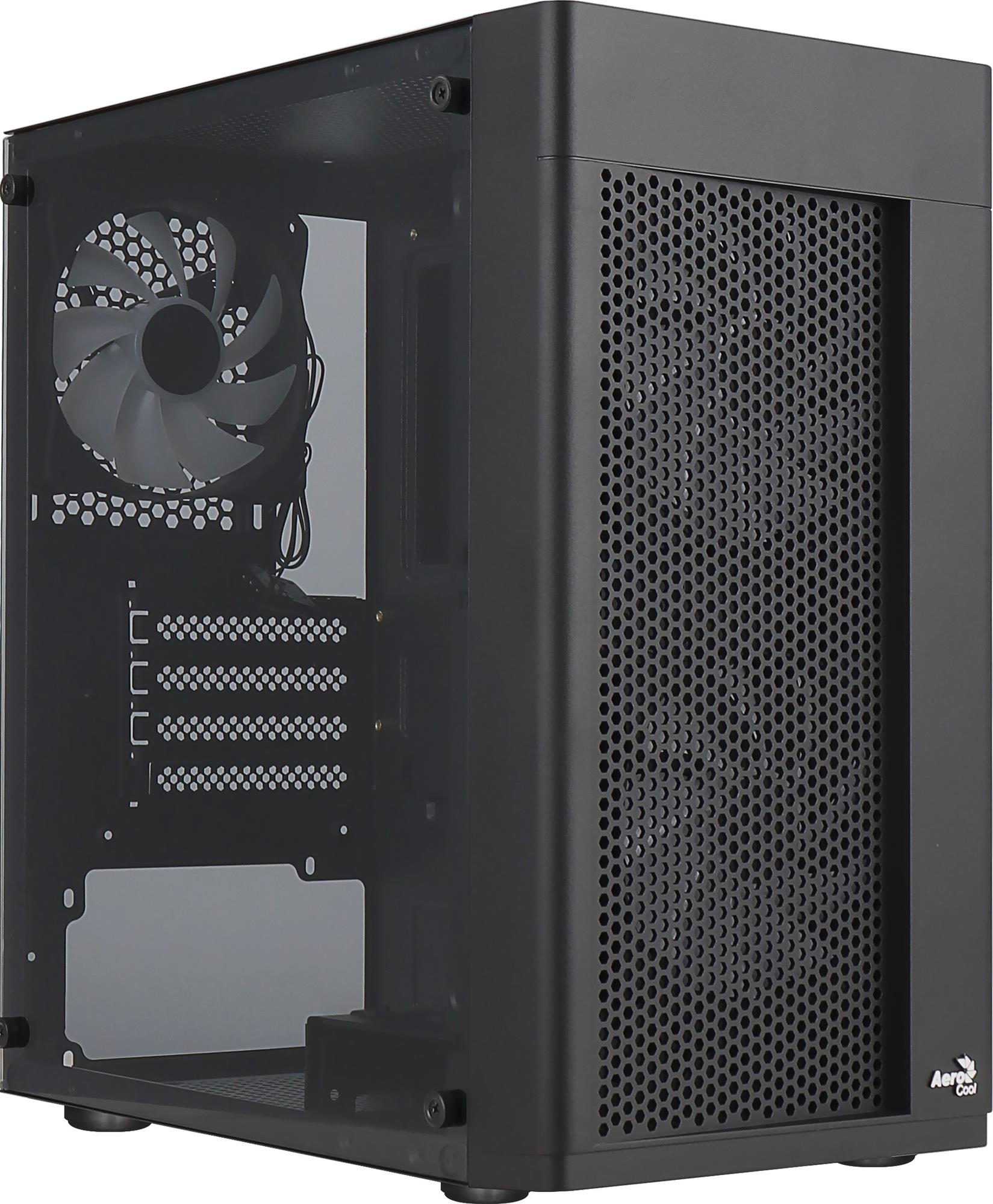 Корпус AeroCool Hexform-G-BK-v2 (ACCS-PV38033.11) Black без БЖ — изображение 2