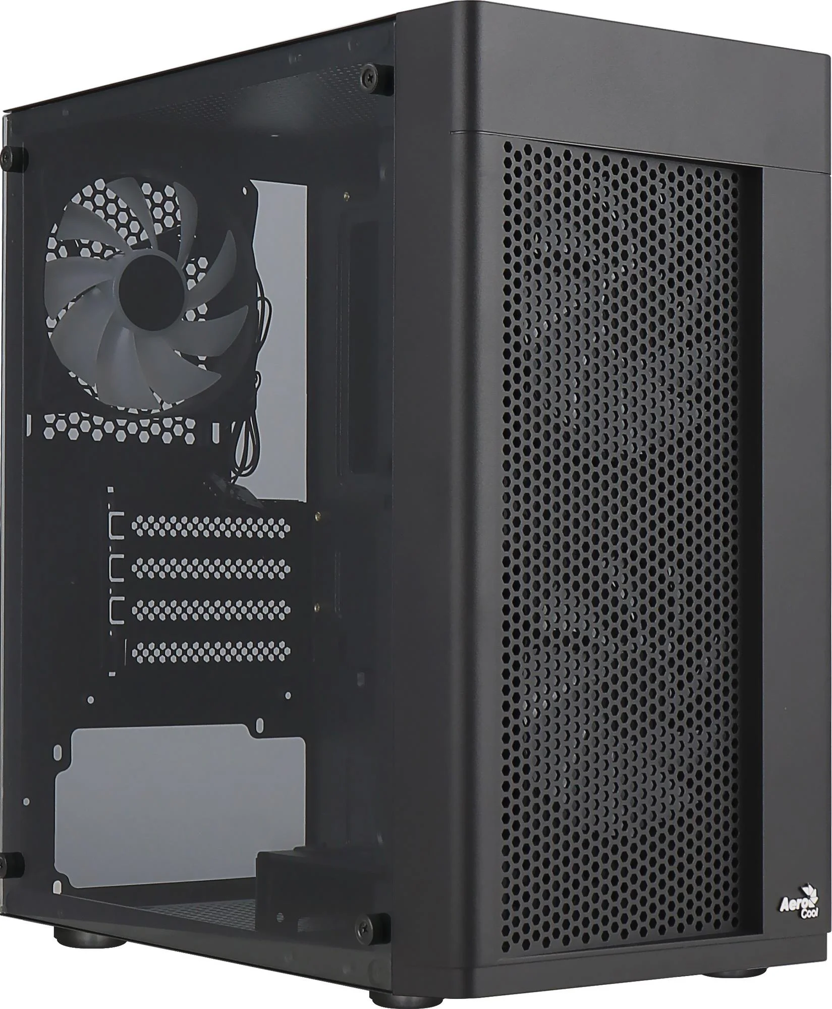 Корпус AeroCool Hexform-G-BK-v2 (ACCS-PV38033.11) Black без БЖ - Зображення 2