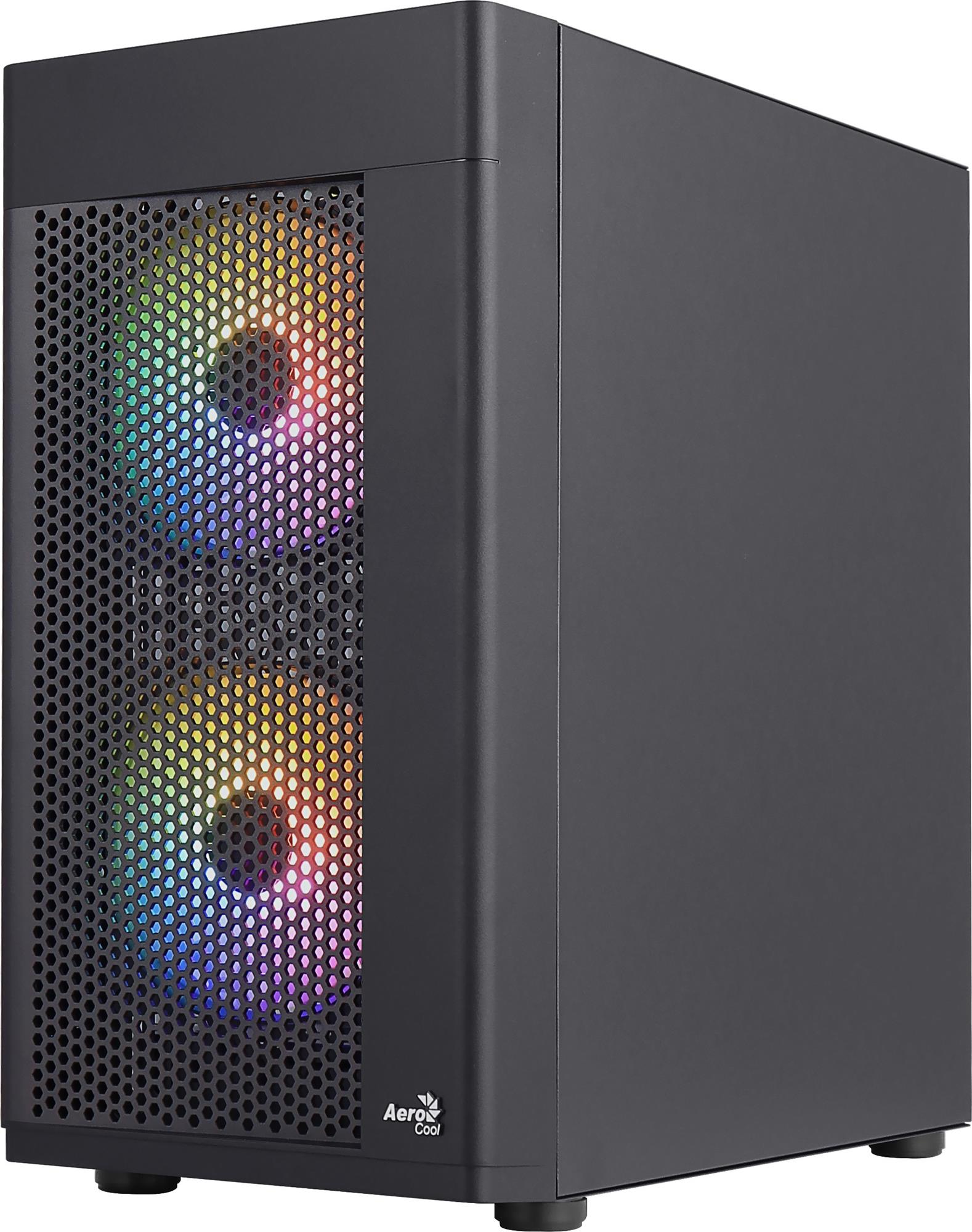 Корпус AeroCool Hexform-G-BK-v2 (ACCS-PV38033.11) Black без БЖ — изображение 10