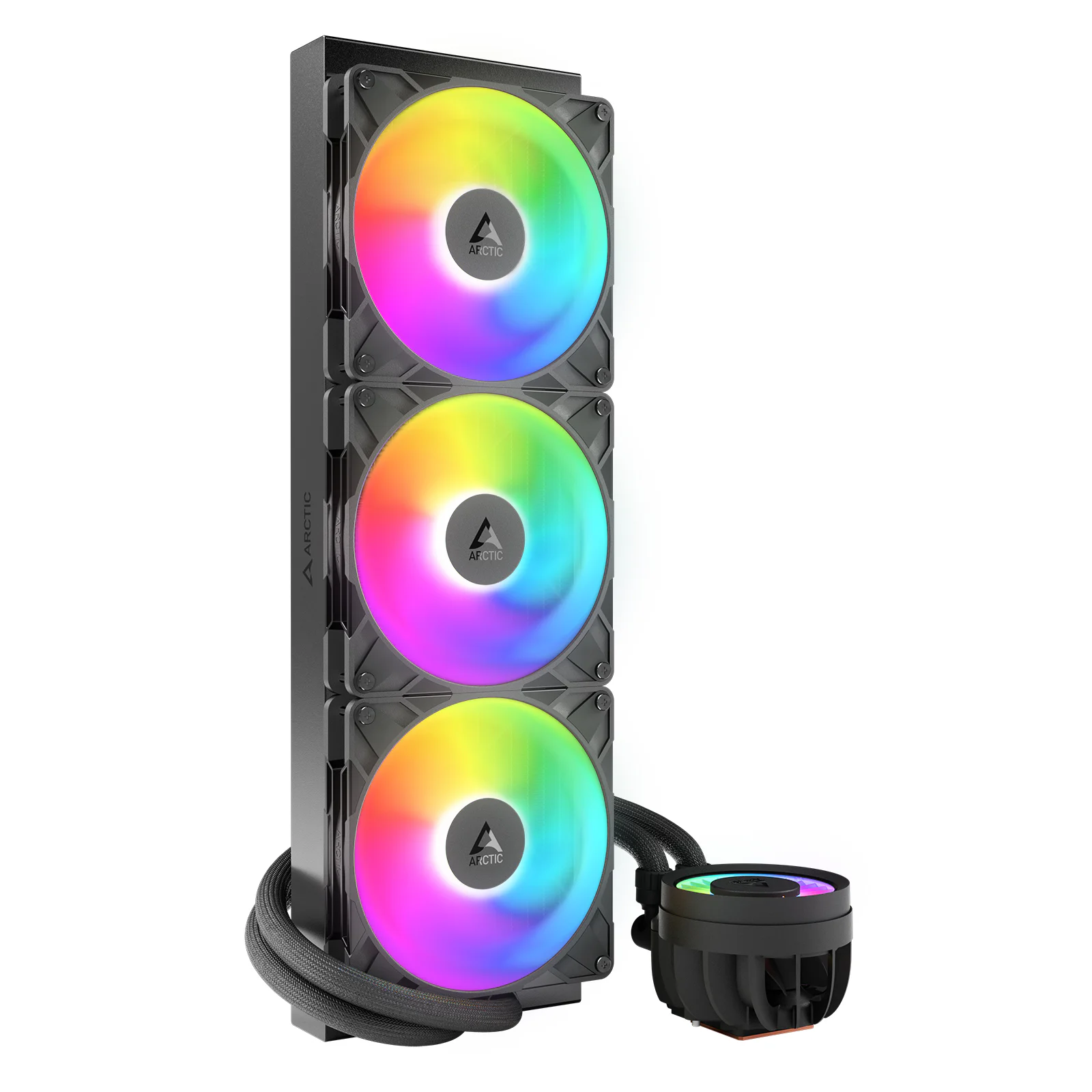 Система водяного охолодження Arctic Liquid Freezer III Pro 420 A-RGB Black (ACFRE00185A) - Зображення 5