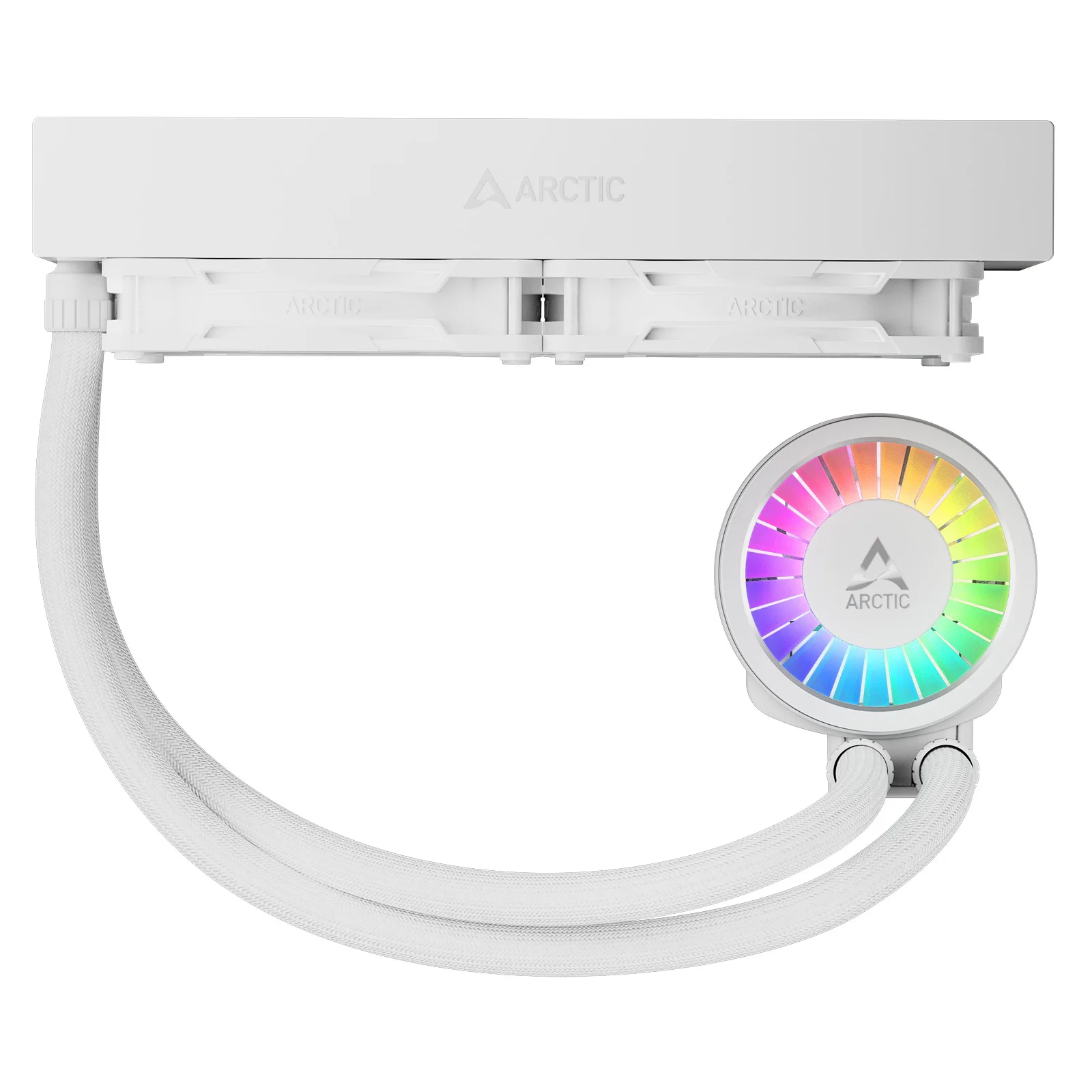 Система водяного охолодження Arctic Liquid Freezer III Pro 240 A-RGB White (ACFRE00186A) - Зображення 2
