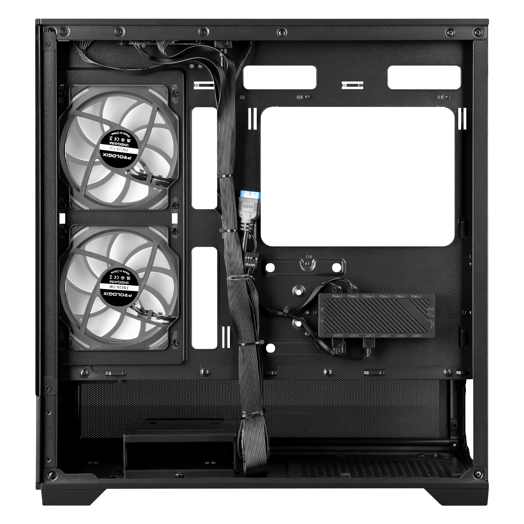 Корпус Prologix Axon GM-03AB Glass Black - Зображення 9