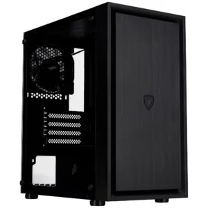 Корпус 1stPlayer B5-M-BK-3F Black без БЖ