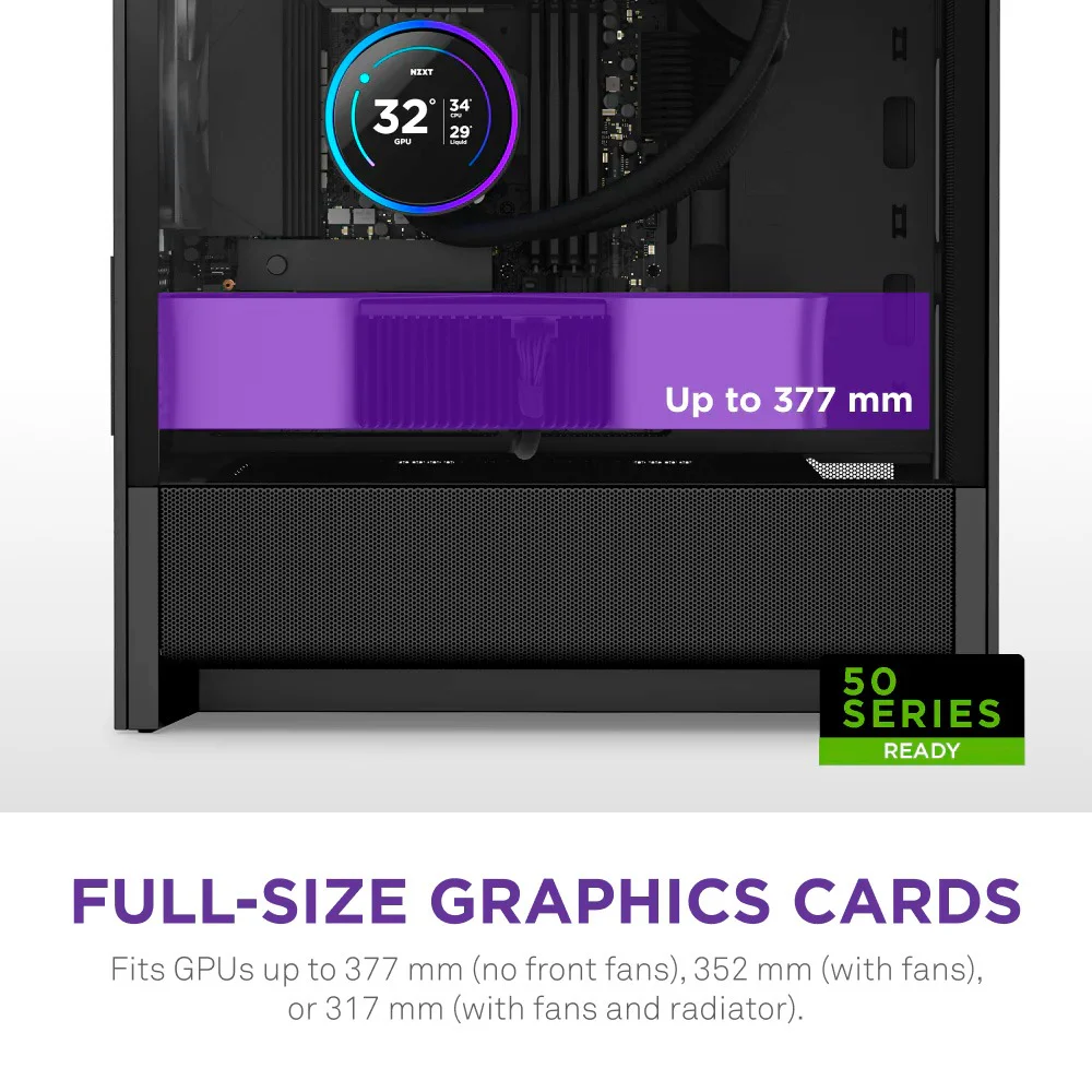 Корпус NZXT H3 Flow Black без БЖ (CC-H31FB-01) — изображение 7