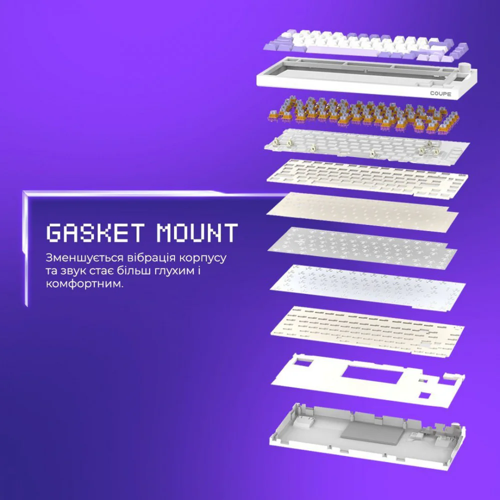 Бездротова клавіатура Proove Gaming Coupe (Ukraine Layout) - Зображення 14