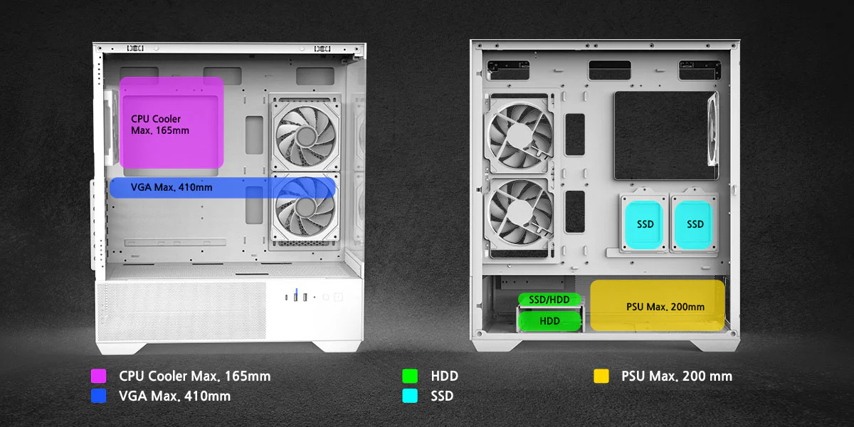 Корпус Zalman Chronix V2 White - Зображення 7