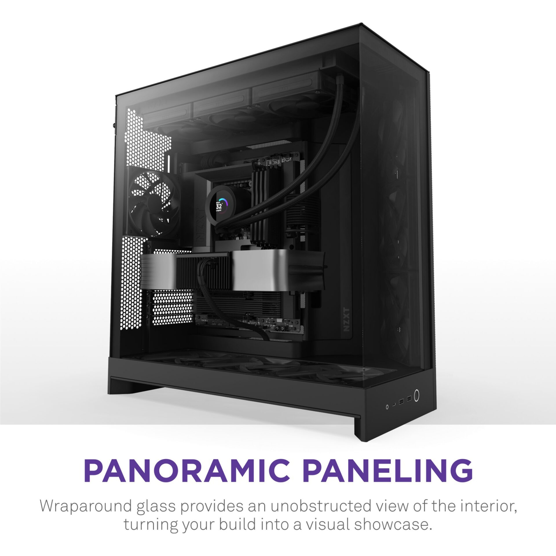 Корпус NZXT H9 Flow Black без БЖ (CM-H92FB-01) — изображение 4