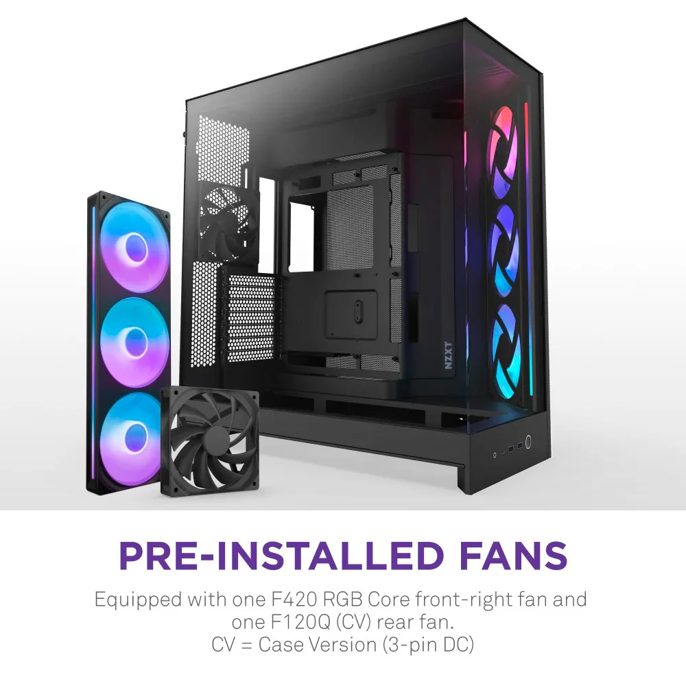 Корпус NZXT H9 Flow RGB Black (CM-H92FB-R1) - Зображення 8