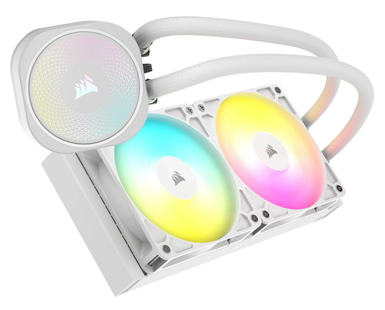 Система водяного охолодження Corsair Nautilus 240 RS ARGB White (CW-9060094-WW) - Зображення 2
