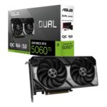 Відеокарта GF RTX 5060 Ti 16GB GDDR7 Dual OC Asus (DUAL-RTX5060TI-O16G)
