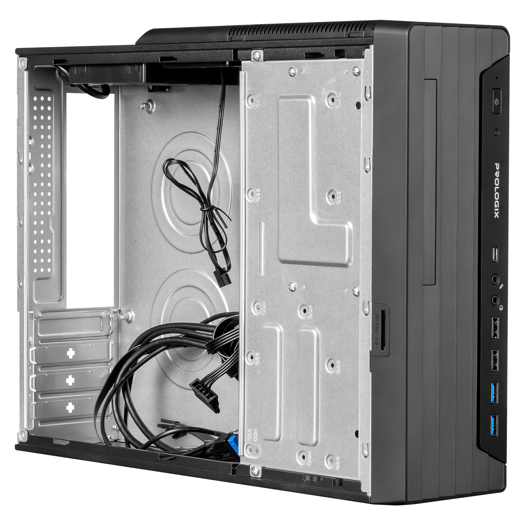 Корпус Prologix E117 Slim 400W Black — изображение 2