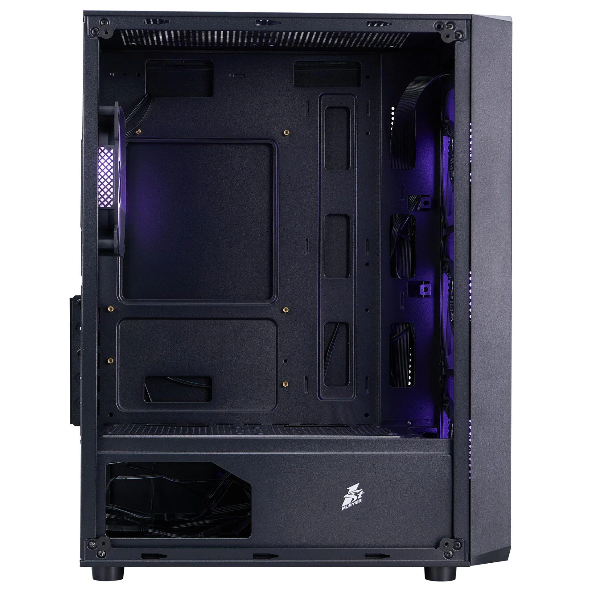 Корпус 1stPlayer FD3-M-BK-4F7 Black без БЖ - Зображення 7