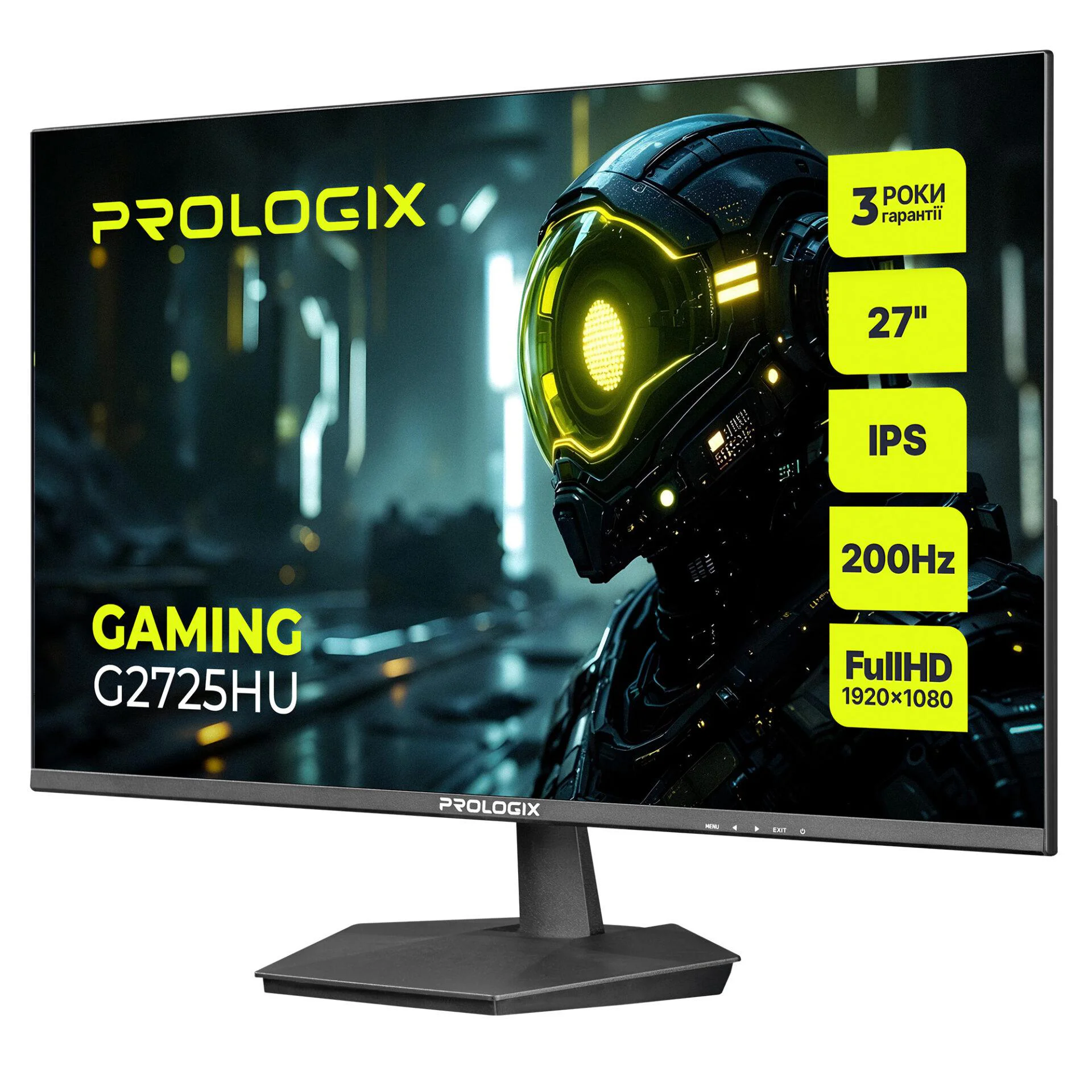 Монітор Prologix Gaming 27" G2725HU IPS Black 200Hz - Зображення 2
