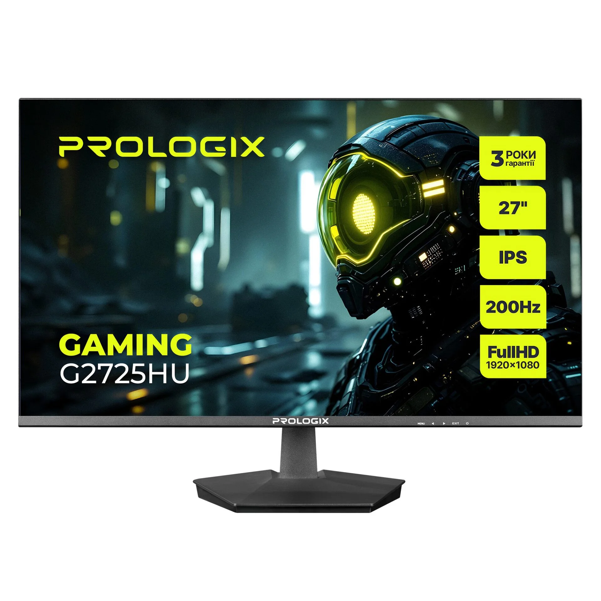 Монітор Prologix Gaming 27" G2725HU IPS Black 200Hz - Зображення 9