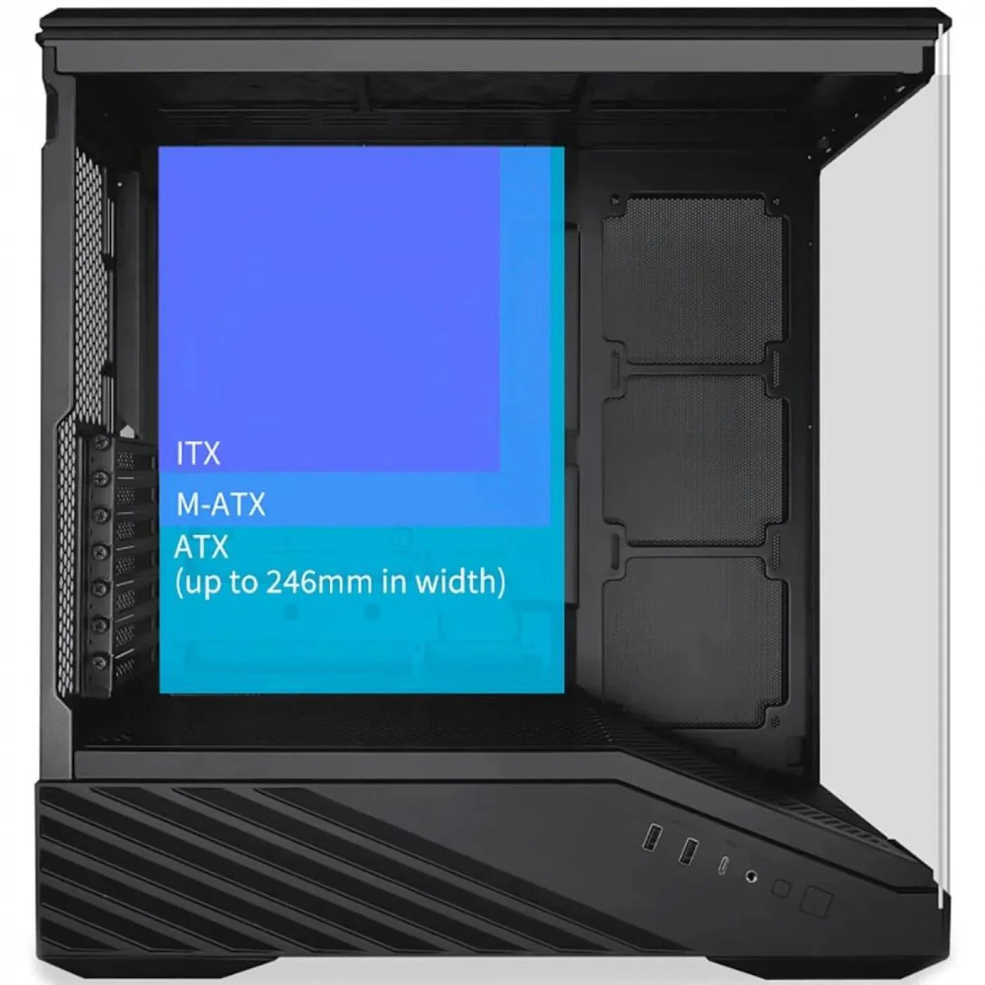 Корпус Lian Li Vector V100R Black (G99.V100RX.01) без БЖ - Зображення 4