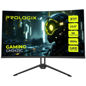 Монітор Prologix Gaming 23.6" GM2425C VA Black Curved 180Hz