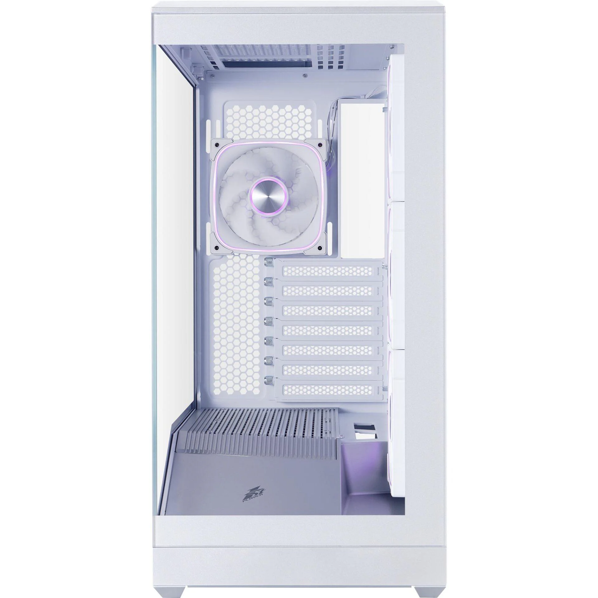 Корпус 1stPlayer GM7-SV-3FN7R-W-1FN7-W Silver - Зображення 8