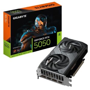 Відеокарта GF RTX 5050 8GB GDDR6 WindForce OC Gigabyte (GV-N5050WF2OC-8GD)