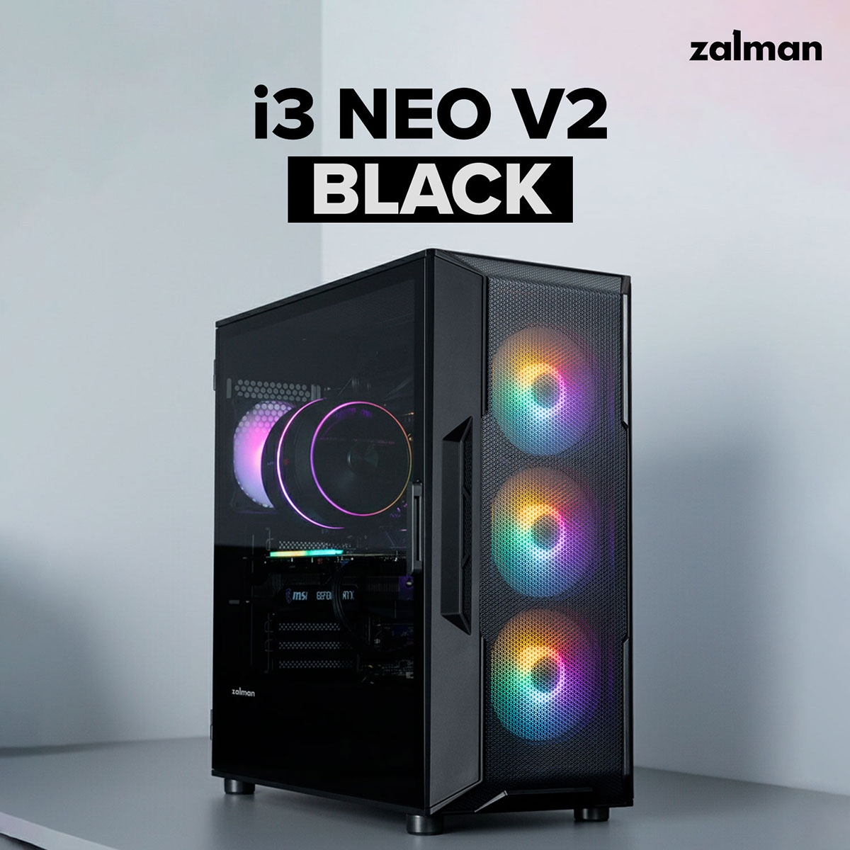 Корпус Zalman i3 Neo V2 Black - Зображення 17