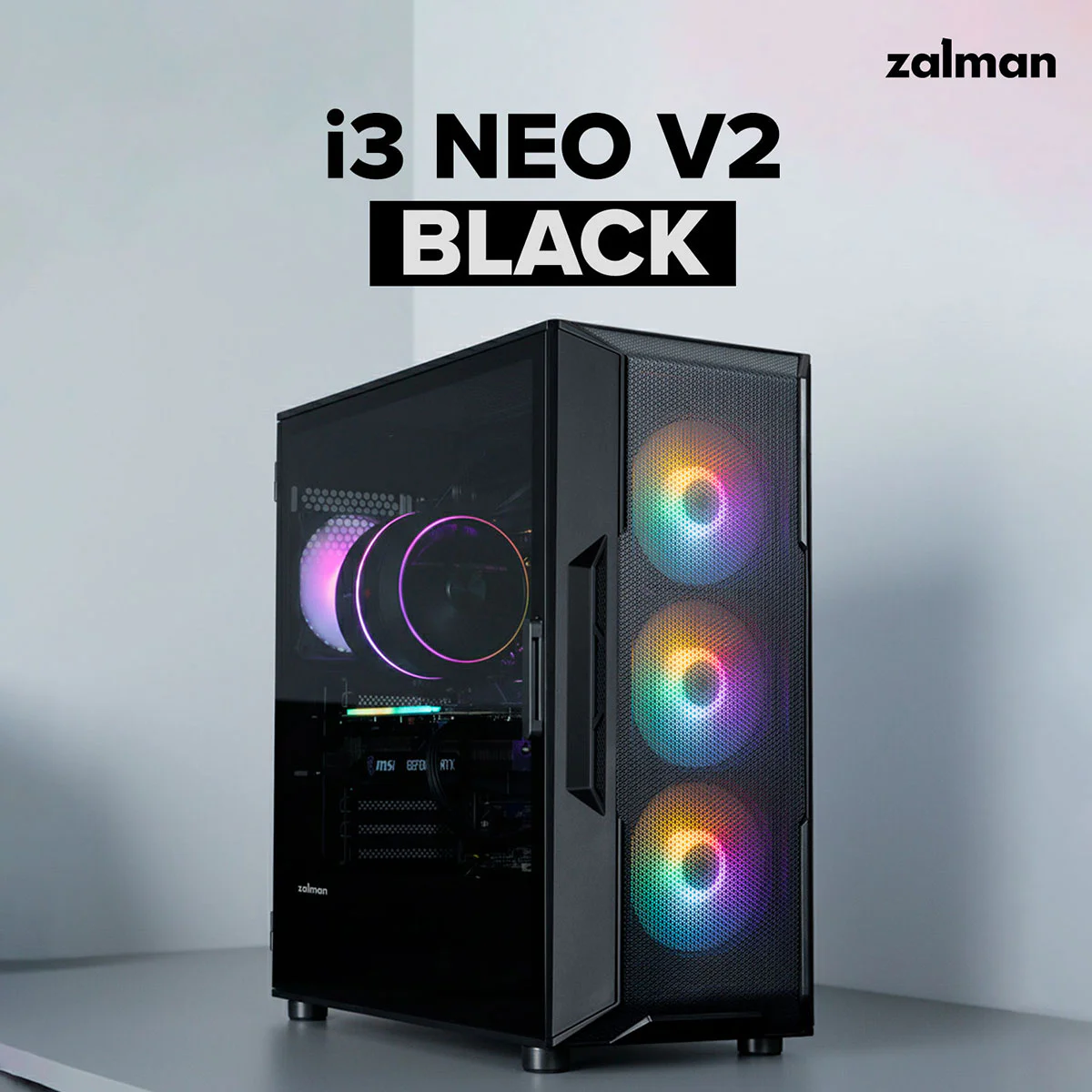Корпус Zalman i3 Neo V2 Black - Зображення 17