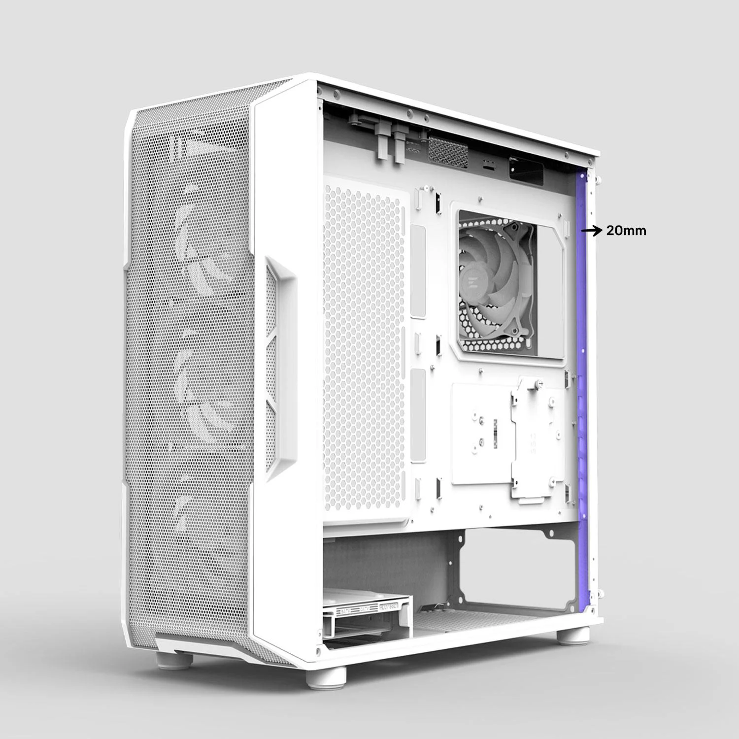 Корпус Zalman i3 Neo V2 White - Зображення 11