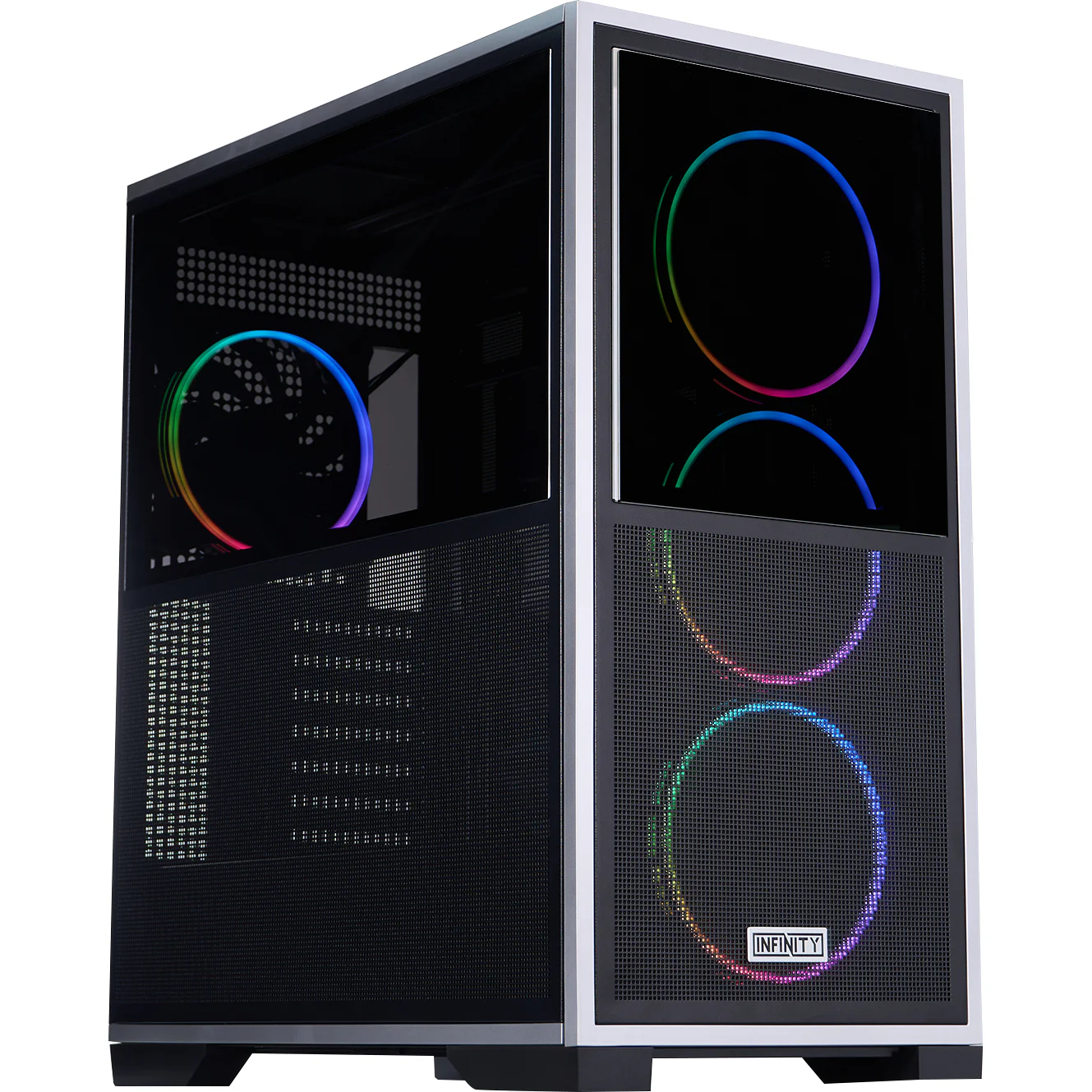 Корпус 1stPlayer IF8-BK-4FO7-14 Black