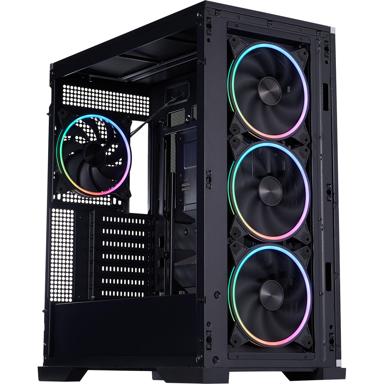 Корпус 1stPlayer IF8-BK-4FO7-14 Black - Зображення 2