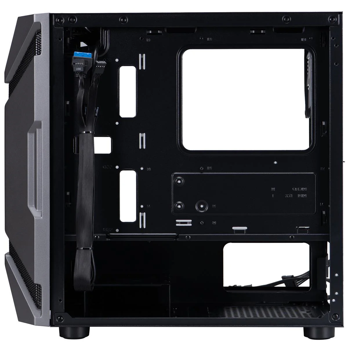 Корпус 1stPlayer D3-A-BK-1F7-14-1F7 Black без БЖ - Зображення 5