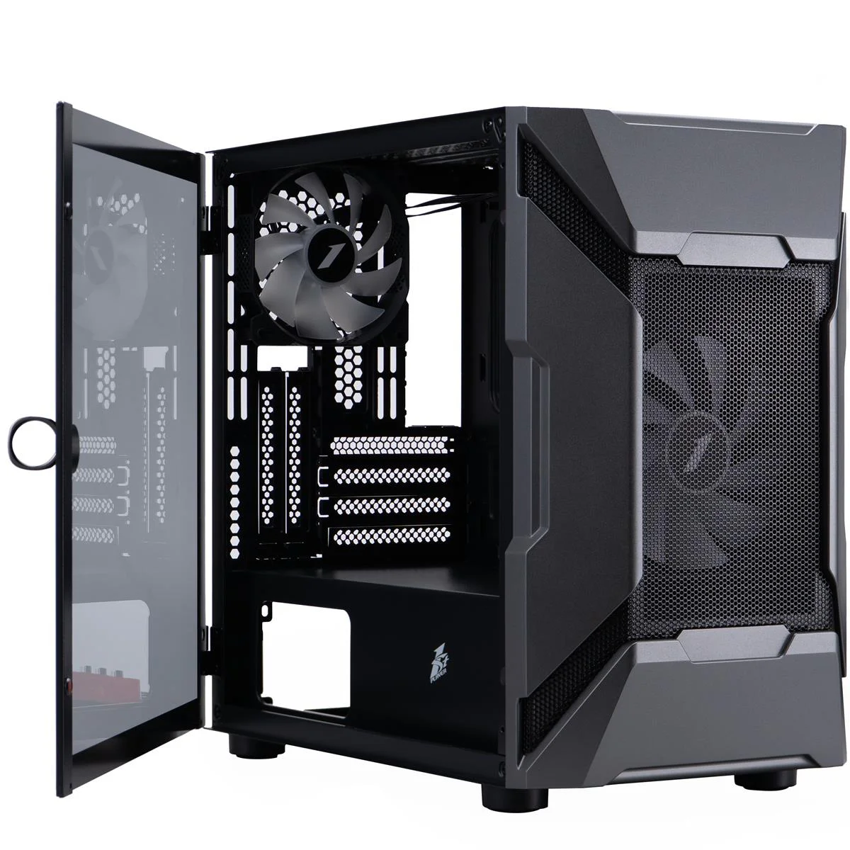 Корпус 1stPlayer D3-A-BK-1F7-14-1F7 Black без БЖ - Зображення 8