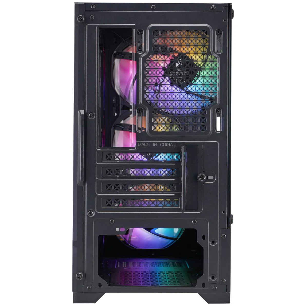 Корпус 1stPlayer H2-BK-4F7 Black без БЖ — изображение 4