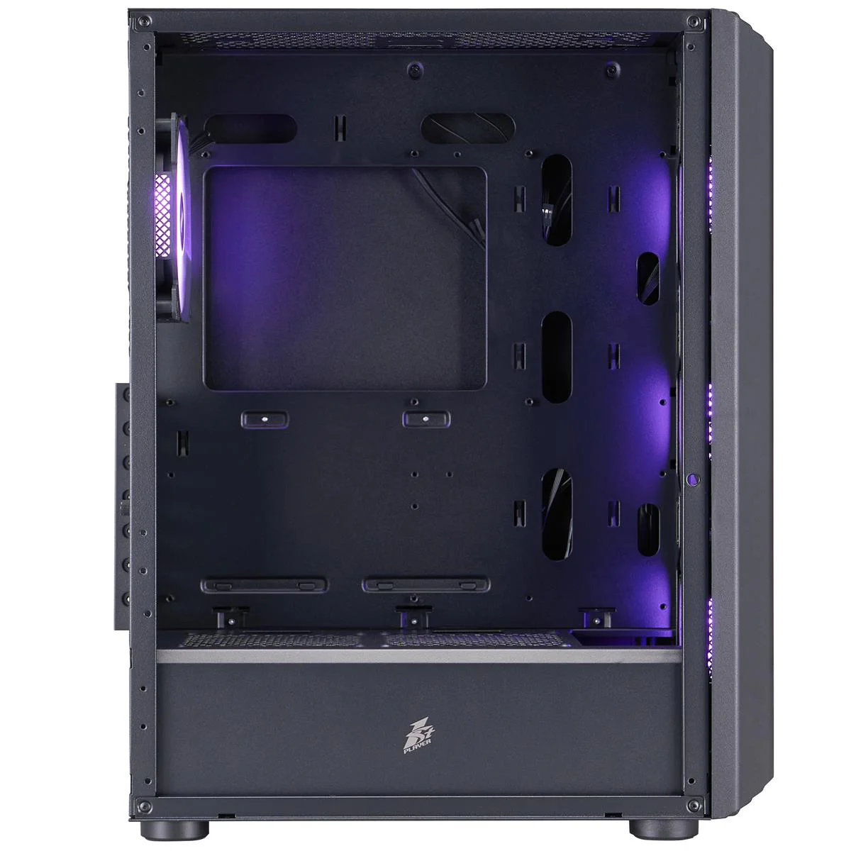 Корпус 1stPlayer H6-BK-4F7 Black без БЖ — изображение 7