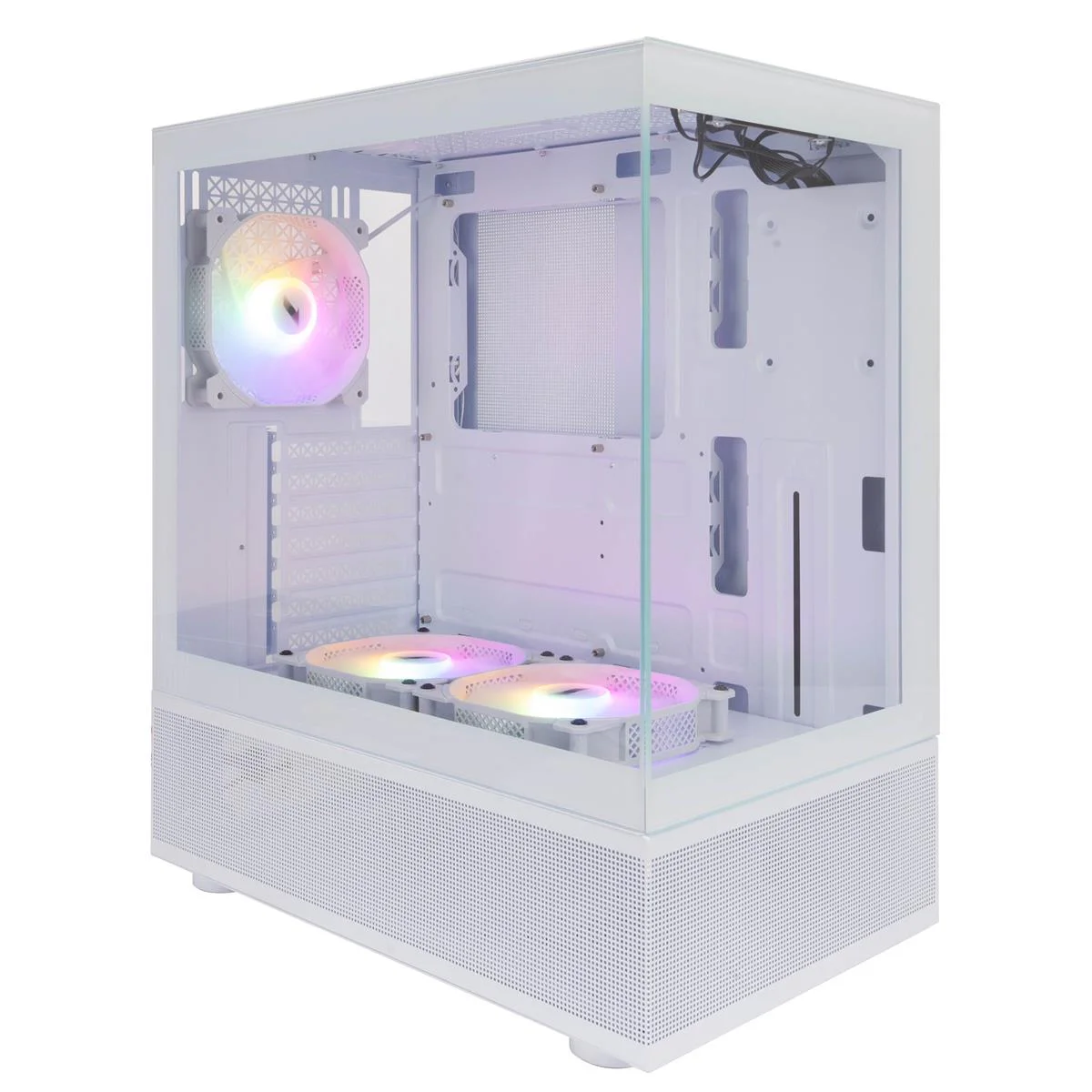 Корпус 1stPlayer Mi7-A-WH-2F7R-W-1F7-W White без БЖ