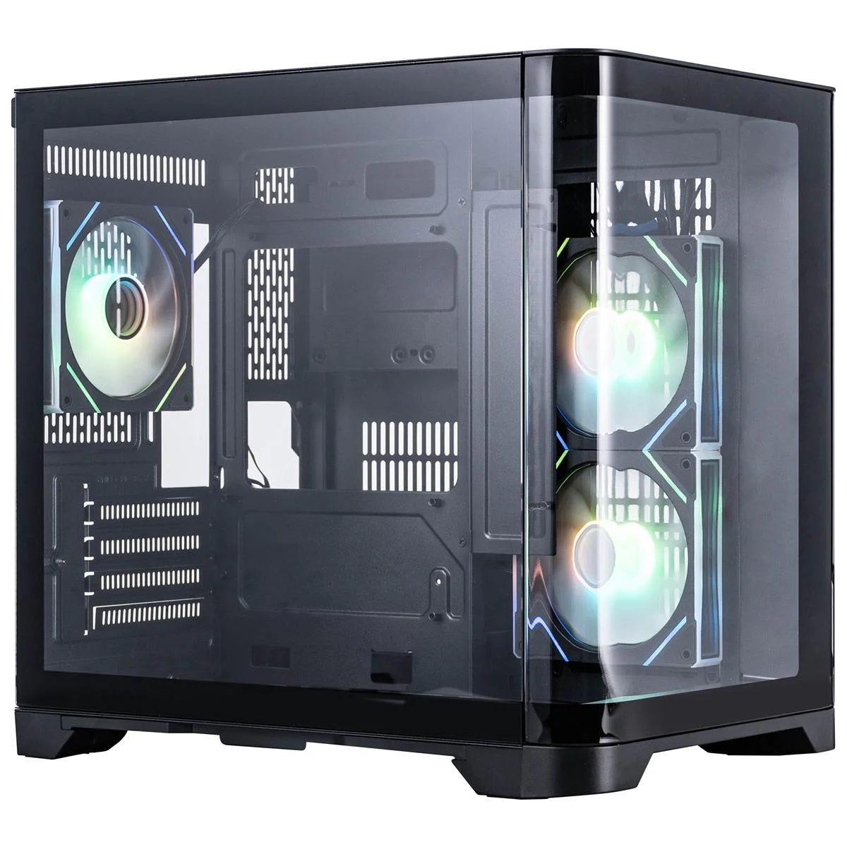 Корпус 1stPlayer UV5-BK-2FC7R-1FC7 Black без БЖ — изображение 4