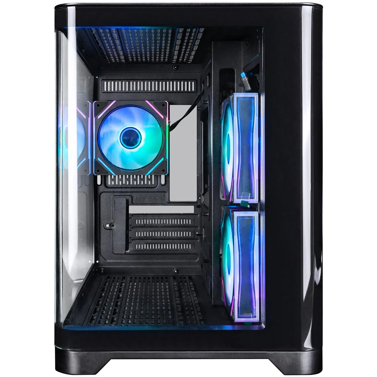 Корпус 1stPlayer UV6-BK-2FC7R-1FC7 Black без БЖ - Зображення 9