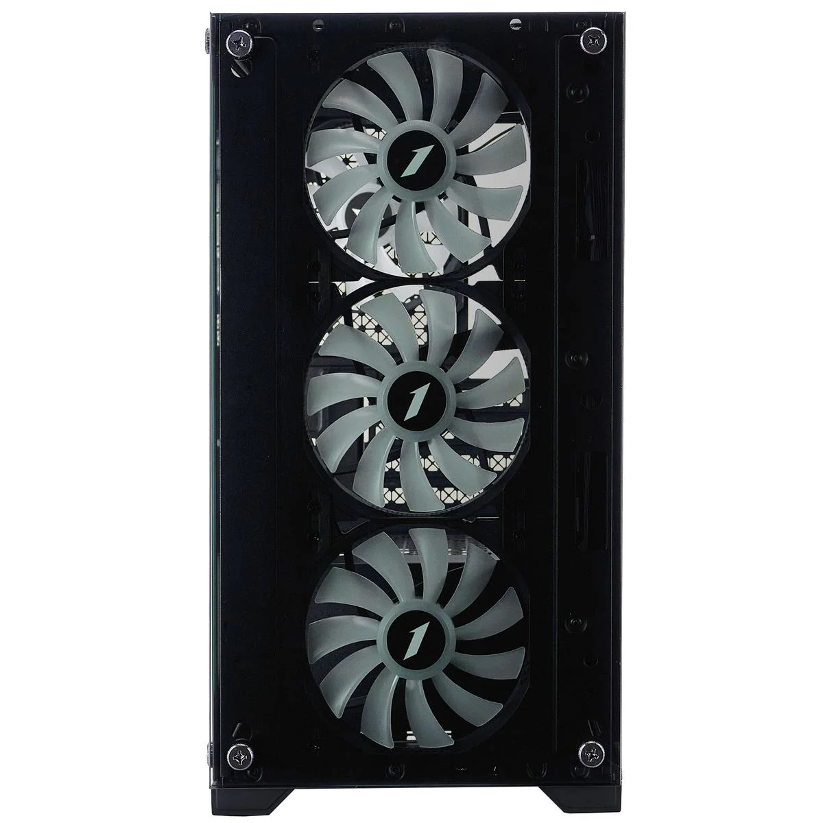 Корпус 1stPlayer X2-M-BK-4F7 Black без БЖ — изображение 5