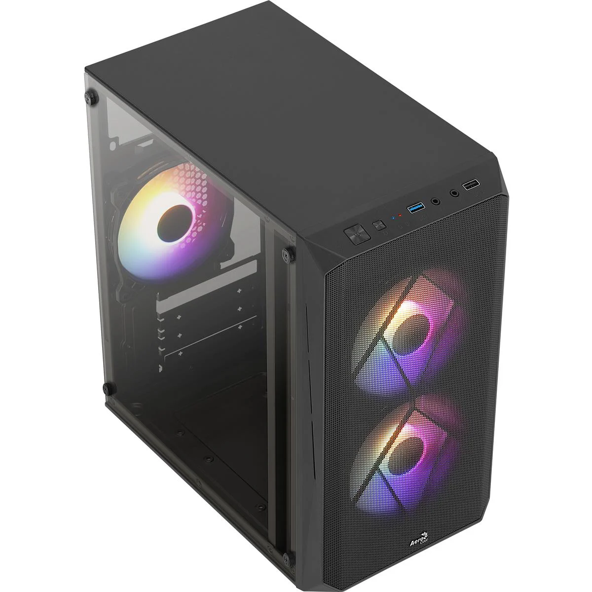 Корпус AeroCool CS-107-A-BK-v2 (ACCX-PC14002.11) Black 600W - Зображення 12