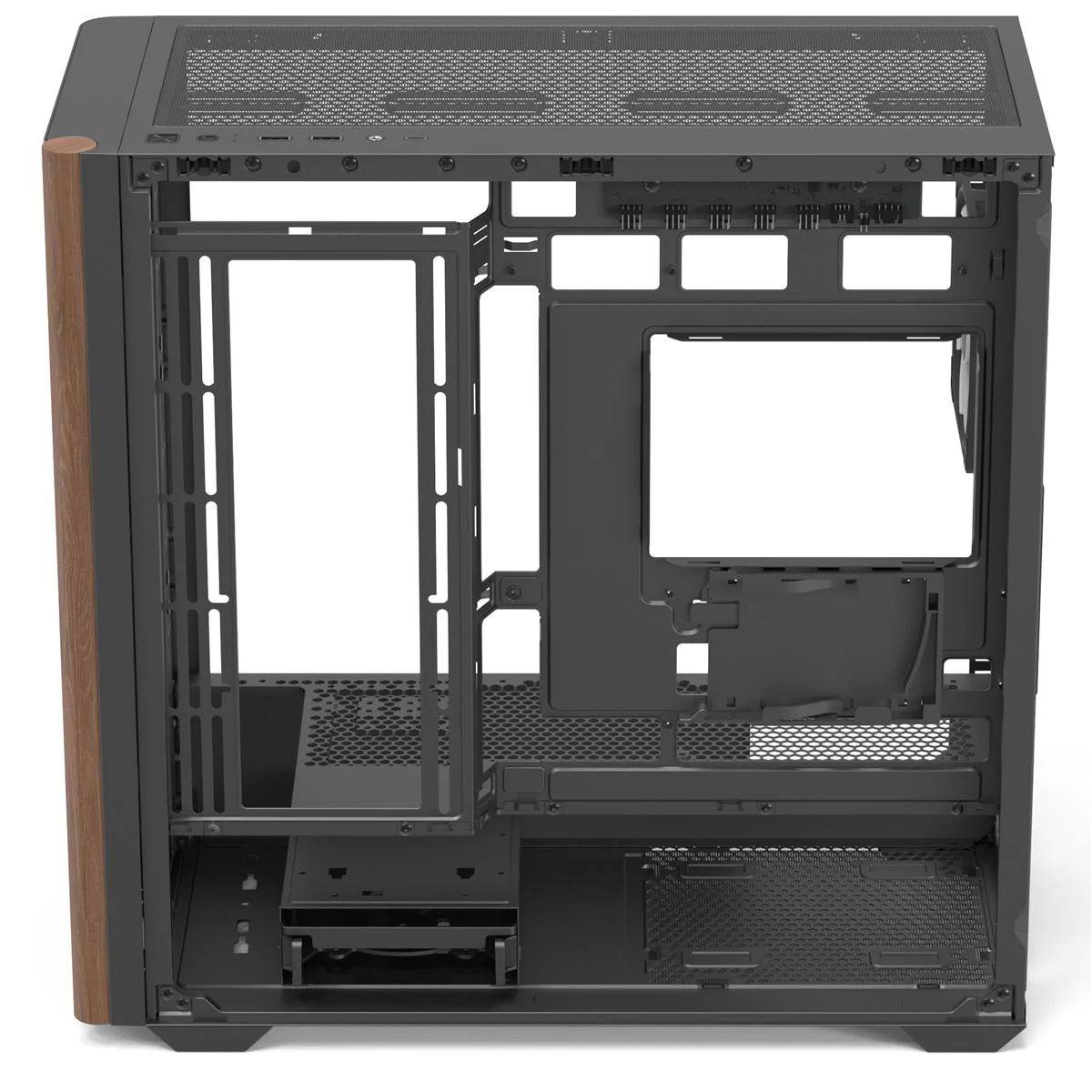 Корпус AeroCool D301A-G-BK-v2 (ACCS-DS03043.11) Black без БЖ - Зображення 3