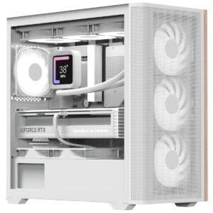Корпус AeroCool D301A-G-WT-v2 (ACCS-DS03043.21) White без БЖ